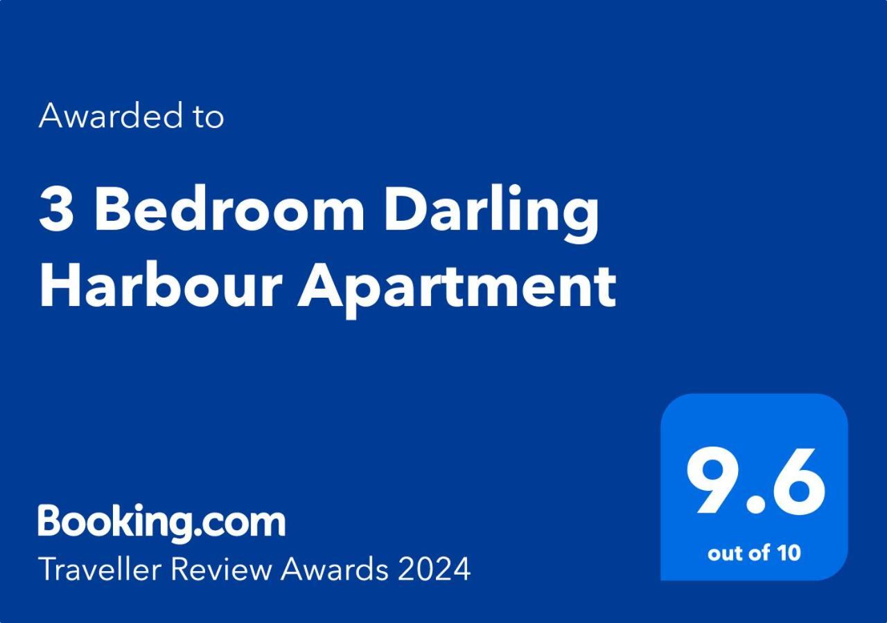 3 Bedroom Darling Harbour Apartment Сідней Екстер'єр фото