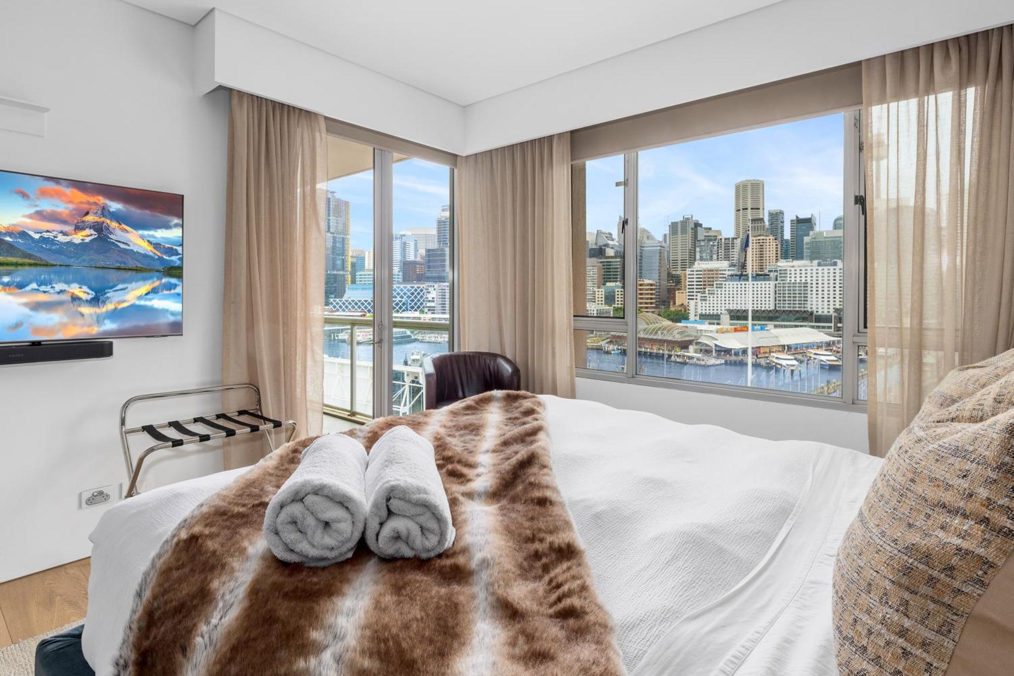 3 Bedroom Darling Harbour Apartment Сідней Екстер'єр фото